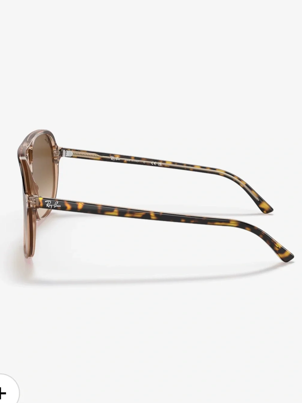 Ray-Ban Brown Tortoiseshell Gradient Aviator Sunglasses